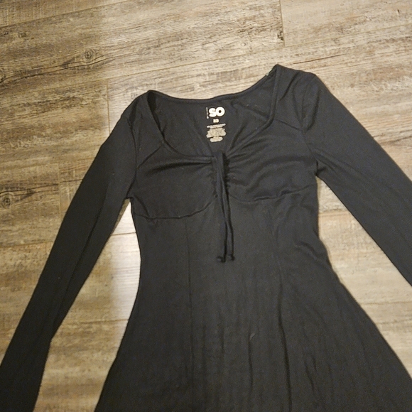 SO Black XS Long Sleeve Dress - Picture 1 of 2